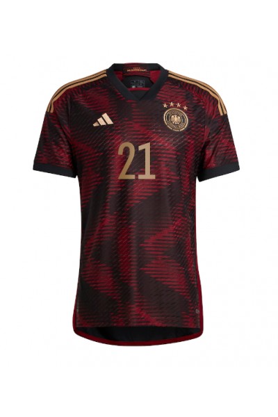 Fotbalové Dres Německo Ilkay Gundogan #21 Venkovní Oblečení MS 2022 Krátký Rukáv